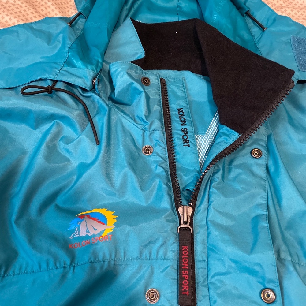 Korean brand Kolon Sport Turquoise Jacket